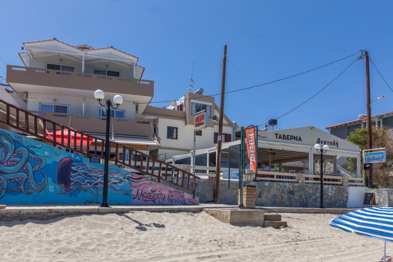 Anatoli Lygaria Apartments On The Beach Лигарья Экстерьер фото